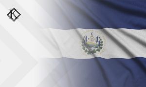A imagem mostra uma bandeira de El Salvador, e ilustra a publicação 