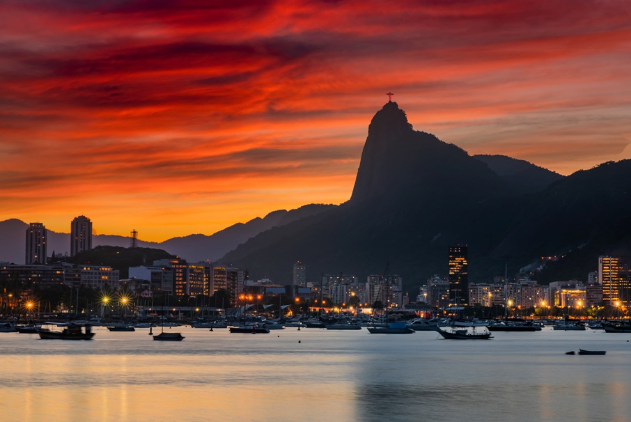 The picture shows Rio de Janeiro in Brazil. ilustrating the article "Activities that require a Brazilian partner to be carried out in Brazil" of Koetz Advocacia.